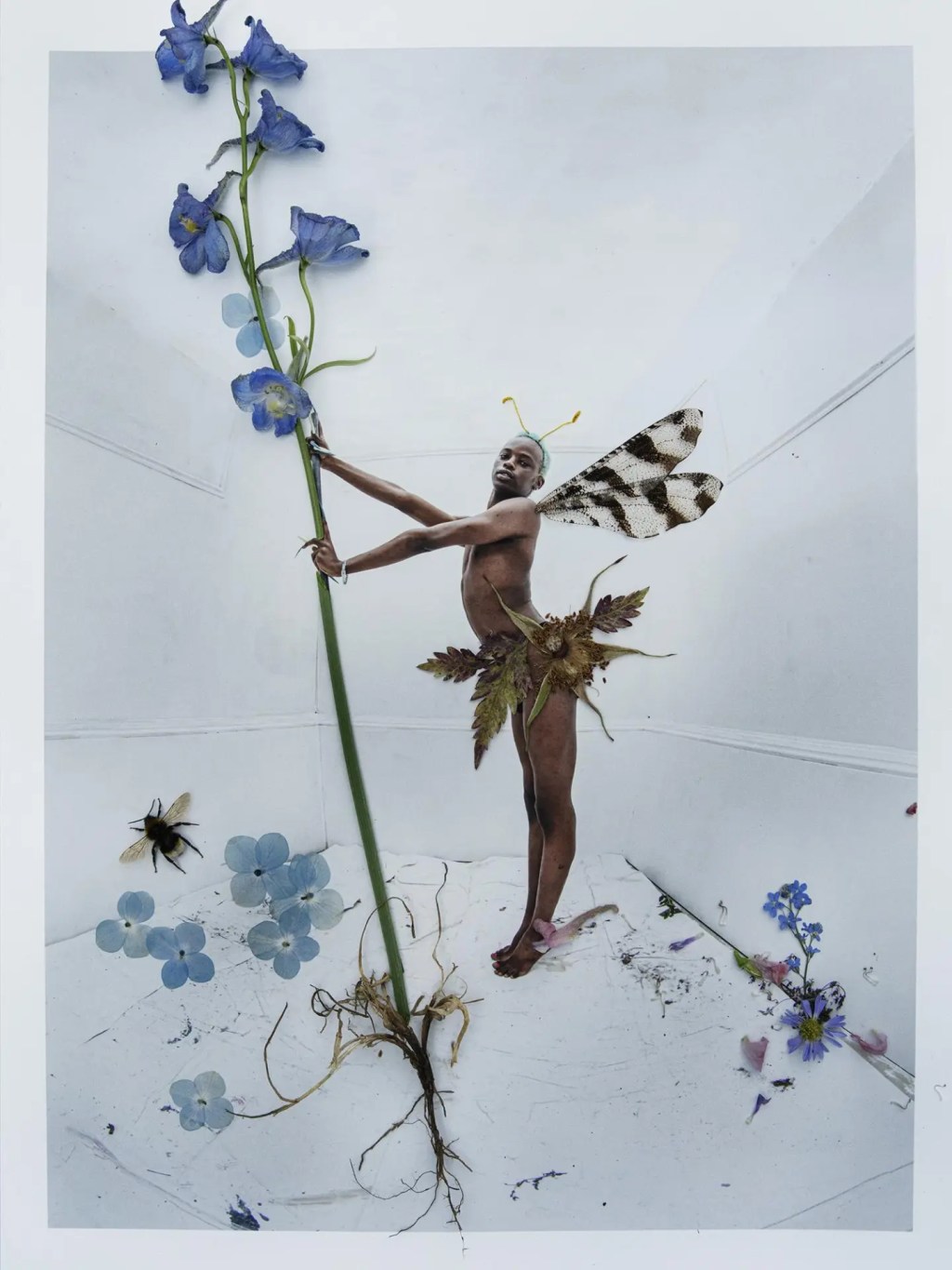 Harry Keita as Delphinium Fairy, London, 2022 © Tim Walker